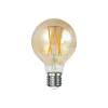 Ampoules|Ampoule globe 7 cm ambré LED filament lumière chaude (E27)
