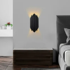 SFAX Appliques|Applique design dorée, structure graphique en tubes