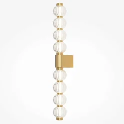 BELLA Appliques|Applique moderne - barre de perles ciselées en verre