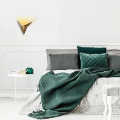 SFAX Appliques|Applique murale design noire, origami triangulaire