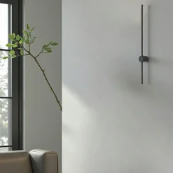 SALEM Appliques|Applique murale dorée – barre verticale minimaliste 60 cm