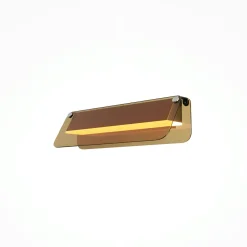 MINA Appliques|Applique murale LED ambrée avec volet horizontal 30 cm