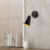 SFAX Appliques|Applique murale moderne noire, abat-jour orientable