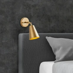 SFAX Appliques|Applique murale moderne noire, abat-jour orientable