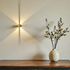 SALEM Appliques|Applique murale noire – barre verticale minimaliste 