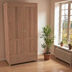 Gala Armoires Vintage|Armoires En Bois|Armoire exotique hévéa 100x195cm