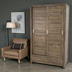Attan Armoires Vintage|Armoires Scandinaves|Armoire hévéa moderne 120x196cm