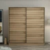 BYRON Armoires En Bois|Meubles De Chambre·Dressings|Armoire penderie 2 portes effet bois L.180 cm