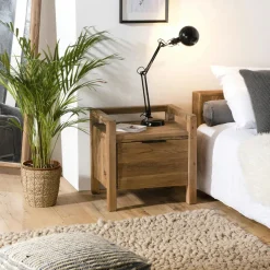 BYRON Armoires En Bois|Meubles De Chambre·Dressings|Armoire penderie 2 portes effet bois L.180 cm