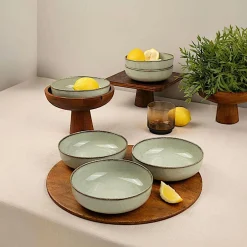 Arts De La Table·Vaisselle|Assiette d'entrée creuse vert antique 15 cm (lot de 6) ELDA