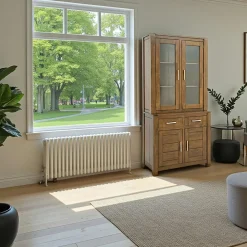 Attan Vaisseliers Scandinaves|Vaisseliers Scandinaves|Bahut 2 corps moderne hévéa 100x210cm