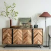 MANADO Buffets Contemporains|Buffets Contemporains|Bahut en bois de teck recyclé