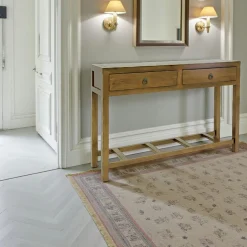 Olga Buffets Contemporains|Buffets Contemporains|Bahut enfilade moderne exotique hévéa 4 portes 200cm