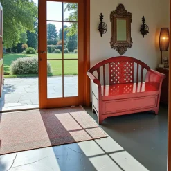 Tradition Rangements Déco·Malles|Coffres En Bois|Banc coffre exotique hévéa 115x90cm