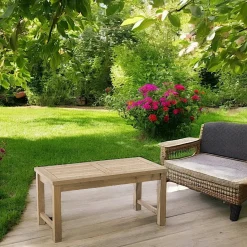 SUMMER Bancs De Jardin|Banc de jardin en Teck brut massif 120cm