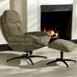 LUCCA Canapés 2 Places|Canapés Convertibles|Banquette-lit noire - format compact