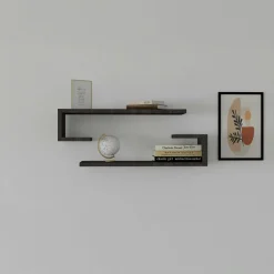 MARFA Bibliothèques En Bois|Bibliothèques En Bois|Bibliothèque blanche avec niches, style design 120 cm