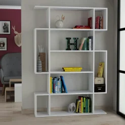MARFA Bibliothèques En Bois|Bibliothèques En Bois|Bibliothèque blanche labyrinthe - style design