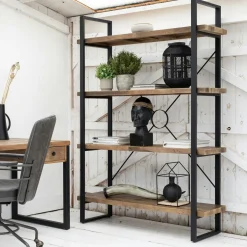 BRISBANE Univers Déco·Maison De Campagne|Univers Déco·Loft Industriel|Bibliothèque Etagère bois recyclé