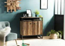 Swing Bibliothèques En Bois|Bibliothèques En Bois|Bibliothèque salon teck recyclé