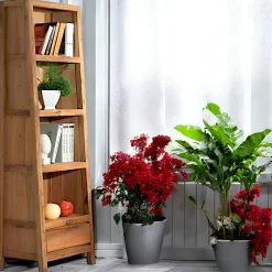 Fjord Bibliothèques En Bois|Bibliothèques En Bois|Bibliothèque étagère chêne 56x195cm