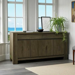 ALLEN Vaisseliers En Chêne|Vaisseliers En Chêne|Bibliothèque étagère en bois de chêne fumé