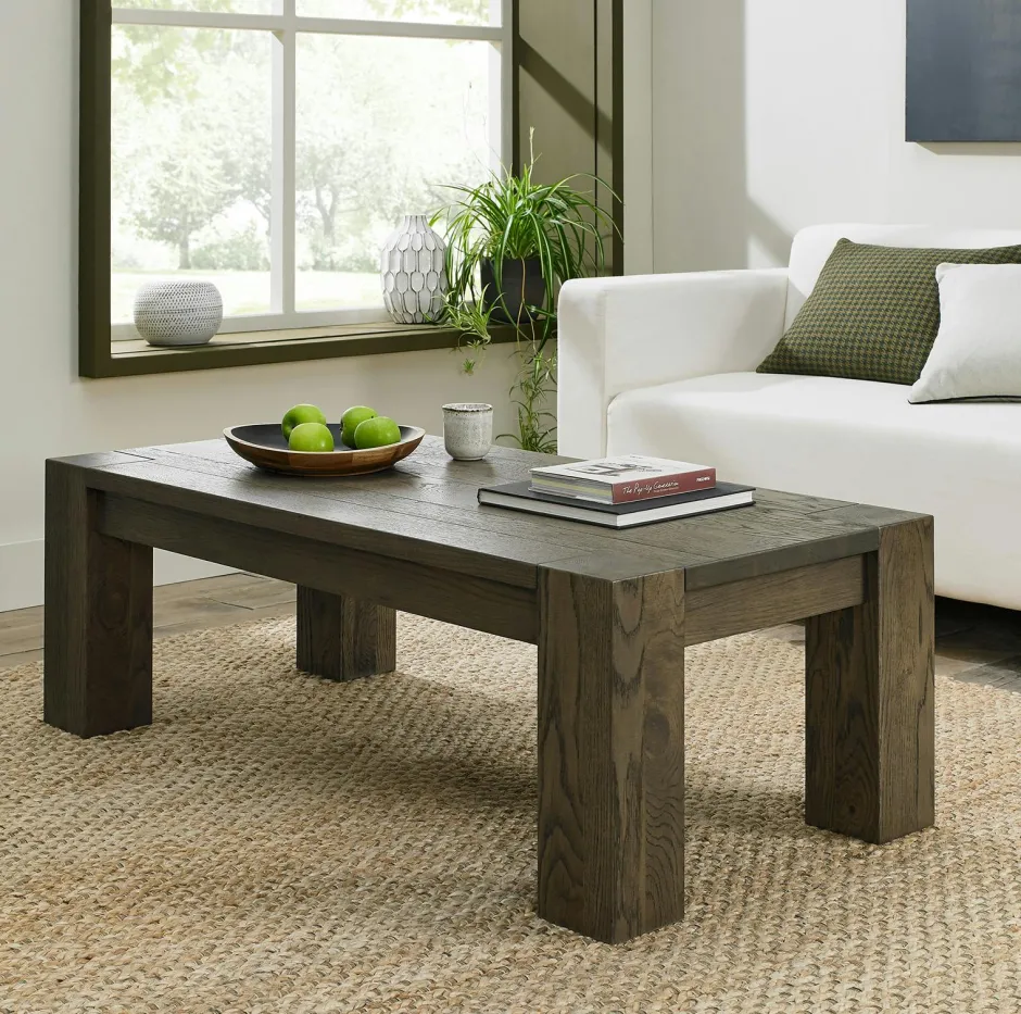 ALLEN Vaisseliers En Chêne|Vaisseliers En Chêne|Bibliothèque étagère en bois de chêne fumé