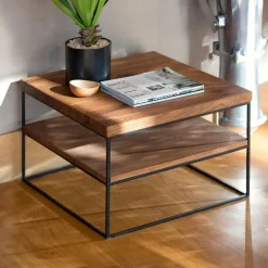 OKA Bouts De Canapé En Bois|Bouts De Canapé En Métal|Bout de canapé chêne massif