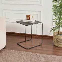 SFAX Bouts De Canapé En Métal|Bout de canapé design métal doré – plateau carré moderne