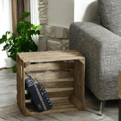 Bouts De Canapé En Bois|Bout de canapé en bois d'acacia F.S.C® rond D 40, 5 cm