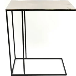 Bouts De Canapé En Métal|Bout de canapé rectangulaire en métal