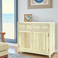 Gala Buffets Bas|Buffet Bas|Buffet 2 portes exotique hévéa 100cm