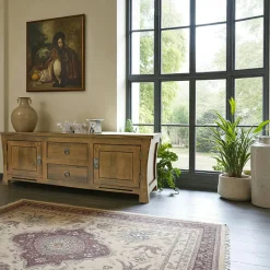 Maori Buffets En Bois|Buffets En Bois|Buffet asiatique 2 portes hévéa 125cm