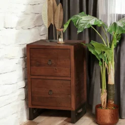 SAMOA Buffets En Bois|Buffets En Bois|Buffet bas bois brun recyclé