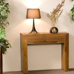 ROSETO Buffets Contemporains|Buffets Contemporains|Buffet bois massif 4 portes - frise décorative