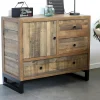 BRISBANE Univers Déco·Loft Industriel|Buffets Industriels|Buffet bois recyclé