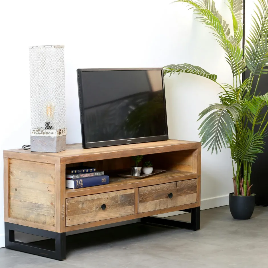 BRISBANE Univers Déco·Loft Industriel|Buffets Industriels|Buffet bois recyclé