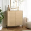 MAYENCE Buffets Contemporains|Buffets Contemporains|Buffet contemporain 2 portes bois couleur naturelle