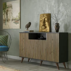 MARFA Buffets Contemporains|Buffets Contemporains|Buffet de salle à manger moderne motif baguette