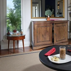 Tradition Buffets En Bois|Buffets En Bois|Buffet Hévéa 2 portes 100x45x70cm