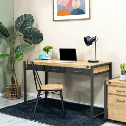 Brooklyn Buffets Industriels|Buffets Industriels|Buffet industriel bois-métal 3 portes 1 tiroir 150 cm