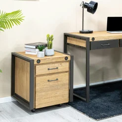 Brooklyn Buffets Industriels|Buffets Industriels|Buffet industriel bois-métal 3 portes 1 tiroir 150 cm