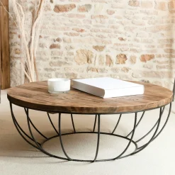 RIVERSIDE Buffets Contemporains|Buffets Contemporains|Buffet moderne 3 portes chêne acier