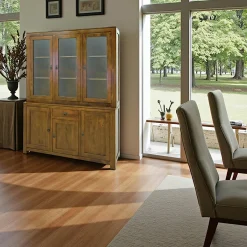 Helena Vaisseliers Contemporains|Vaisseliers Contemporains|Buffet vaisselier bois massif