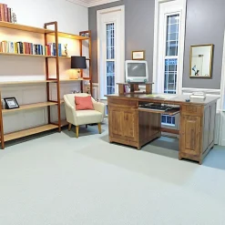 Tradition Bureaux En Bois|Bureau multimedia hévéa massif 160cm