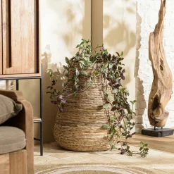 Swing Caches-Pots|Cache pot en chanvre tressé naturel 60 cm