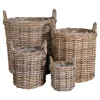 Rangements Déco·Paniers / Boîtes De Rangement|Caches-Pots|Cache-pot en rotin, fines tiges (lot de 4)