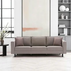 CORTONA Canapés 2 Places|Canapés En Tissu|Canapé 2 places anthracite - pieds droits