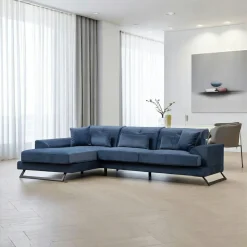 MILO Canapés 3 Places|Canapés En Tissu|Canapé 3 places anthracite avec dossier inclinable