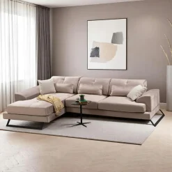 MILO Canapés 3 Places|Canapés En Tissu|Canapé 3 places anthracite avec dossier inclinable